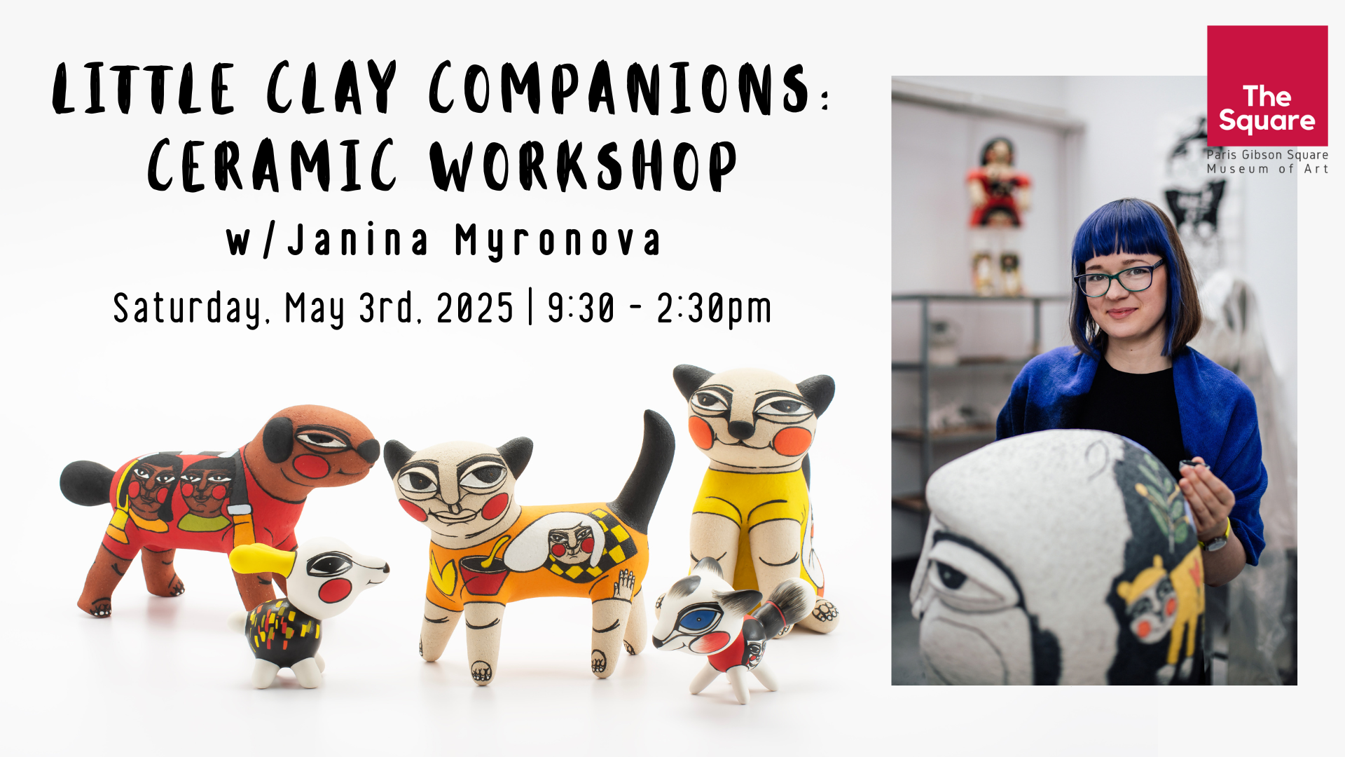 Little Clay Companions Exhibiting Artist Workshop w/Janina